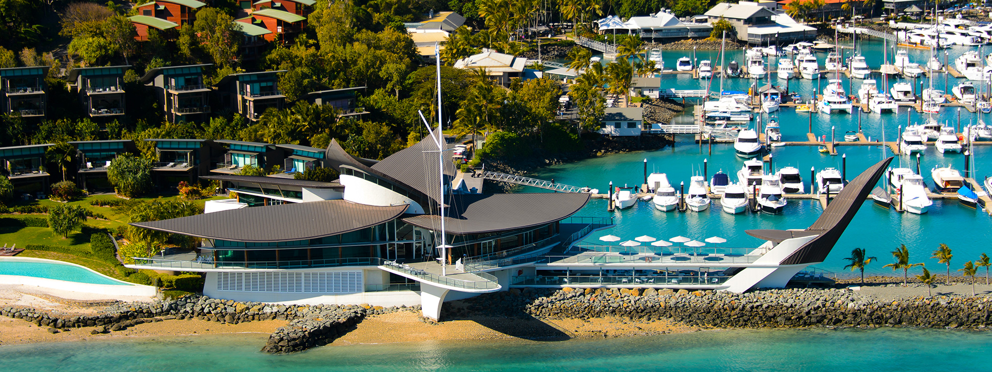 hamilton island yacht club roof material